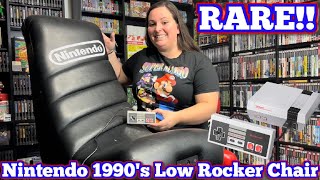 Vintage 1990's LOW ROCKER Nintendo Entertainment System Gaming Chair - RARE!