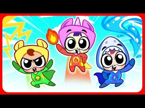Little Superhero Team 🦹🏼🦸🏻🦸🏼🦹🏽 Funny Kids Songs And Nursery Rhymes😍