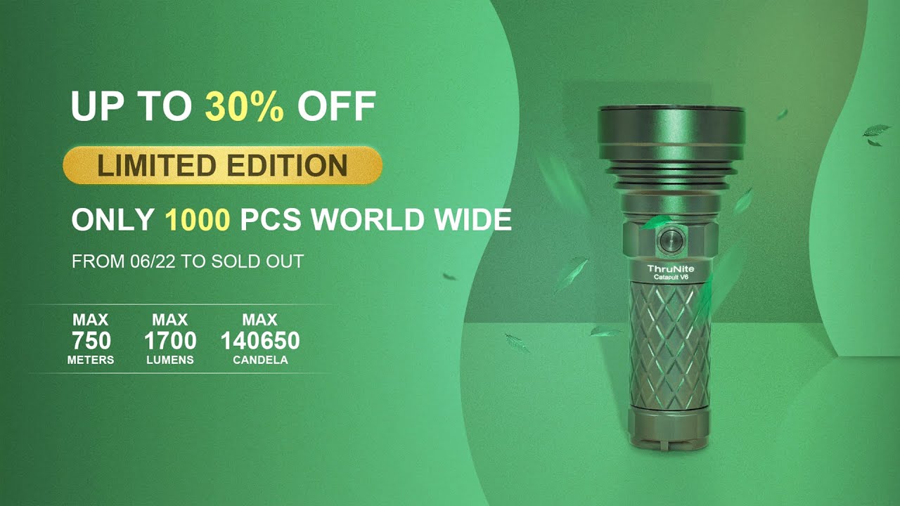 ThruNite Catapult V6 -  1700 Lumens