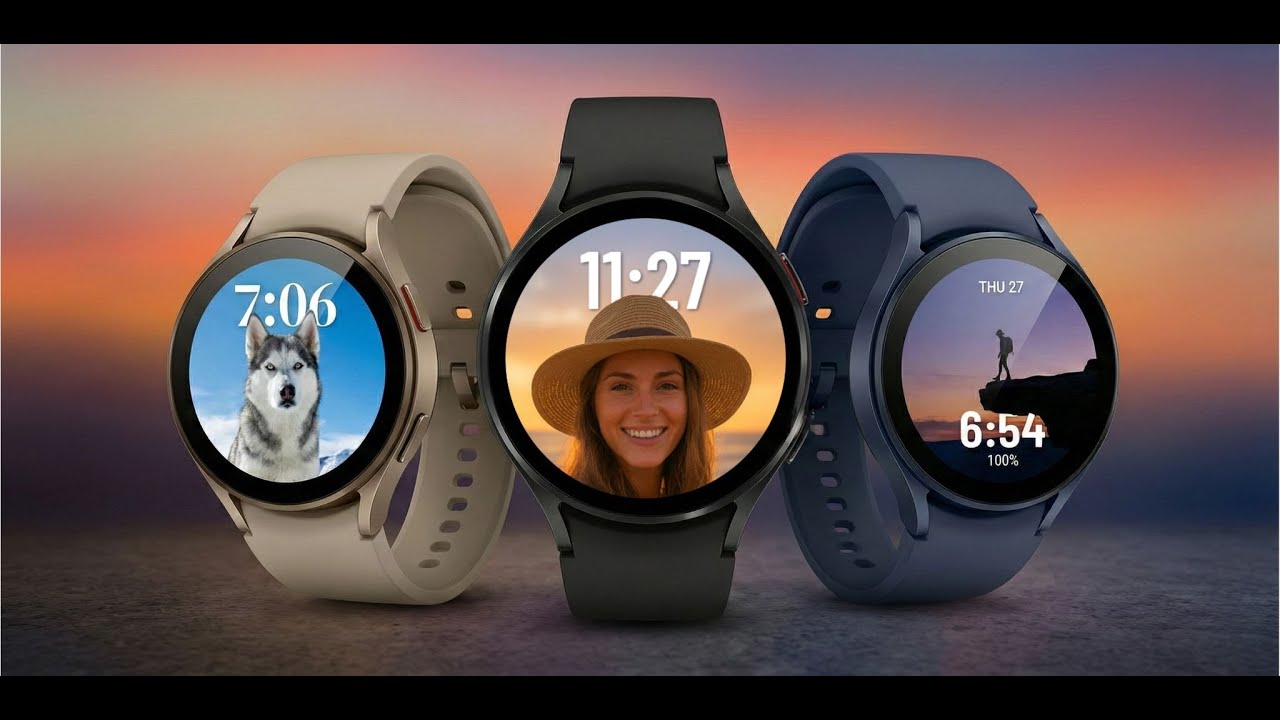 3D Photo Watch Face Demo Video