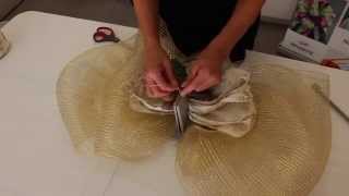 How to Make a Large Gold Bow in Minutes