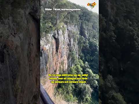 Klättrar nära stupet – Riskerar både livet och böter