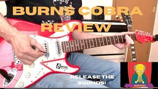 Video thumbnail for BURNS COBRA GUITAR REVIEW! QUIRKY BUT LOVABLE STRAT-STYLE GUITAR WITH FAMOUS TRI-SONIC PICKUPS by Bart Hyde Music