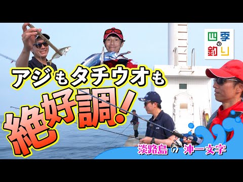 淡路島の沖一文字 アジもタチウオも絶好調!(四季の釣り/2023年10月13日放送)