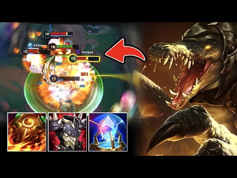 Melting The Enemy With BURN BUILD Renekton! Wild Rift