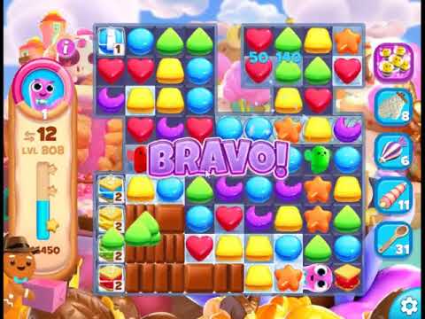 Cookie Jam Blast Level 808 - NO BOOSTERS 🍪 | SKILLGAMING ✔️