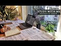 7 HOUR STUDY WITH ME Background Noise Rain Sounds 10 Min Break No Music
