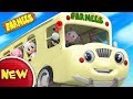 Wheels On The Bus Go Round And Round Nursery Rhymes For Kids Children Songs By Farmees