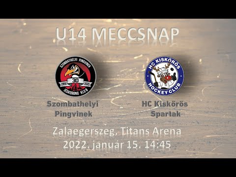 U14 346 Szombathelyi Pingvinek - HC Kiskőrös-Spartak (élő közvetítés)