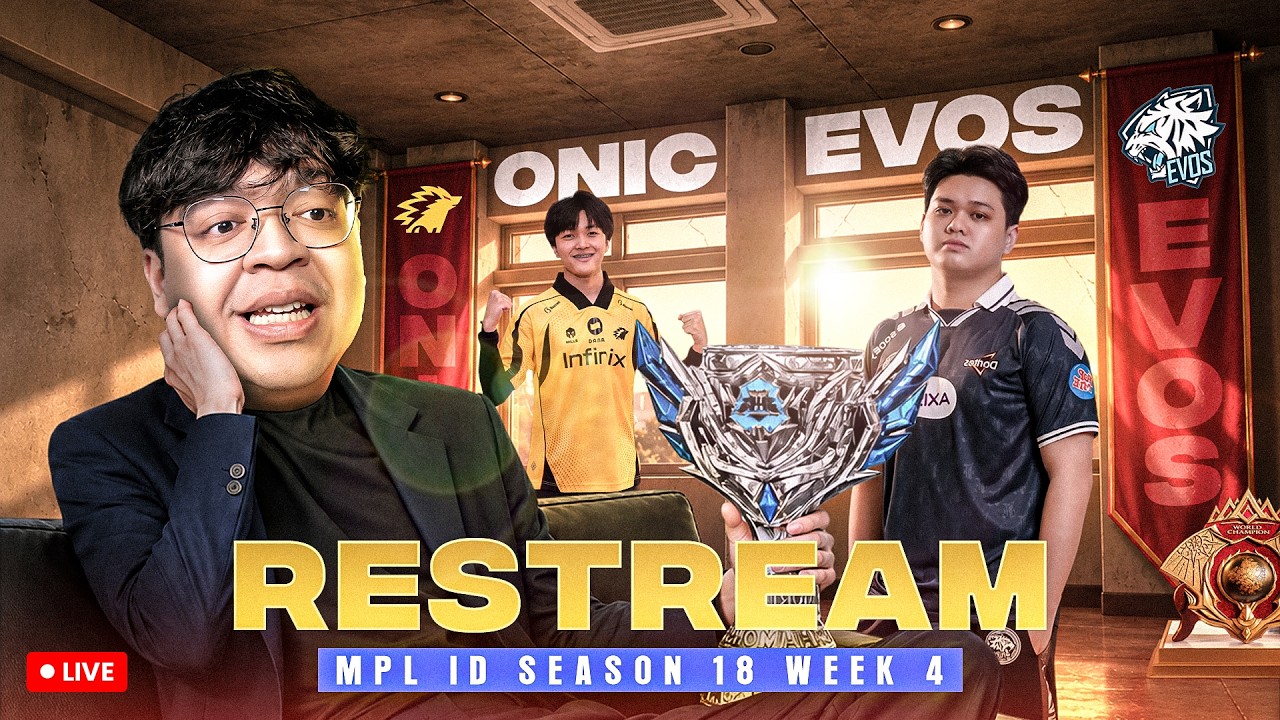 ⚔️ RESTREAM KEBANGKITAN KING EVOS VS ONIC ⚔️ TOP UP DI OURASTORE.COM