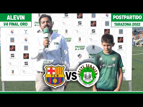 POST | FC Barcelona 8-0 Gazte Berriak | Alevín | 1/4 Final ORO