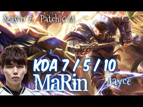 MaRin JAYCE vs NAUTILUS Top - Patch 6.24 KR Ranked