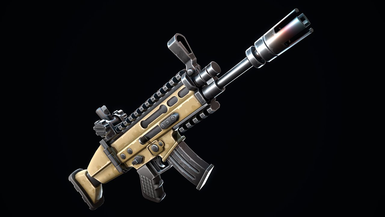 Stilize FN SCAR 3D Model