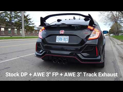 AWE Track Exhaust Revs, Fly Bys - FK8 Civic Type R
