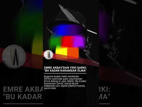 Emre Akbay’dan yeni şarkı: “Bu Kadar Karamsar Olma” #shorts #music #müzik