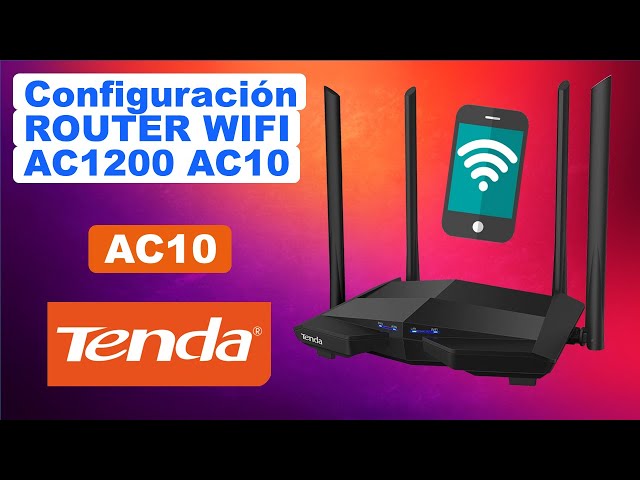 Vídeo relacionado con Tenda AC10 - AC1200 Router WiFi inalámbrico Gigabit, Doble Banda 5GHz 867 Mbps 2, 4 GB 300 Mbps, Gaming, Beamforming +, 4 Antenas 5 dBi, 4 Puertos LAN Gigabit, Dedicado para fibra de 200 MB y superior