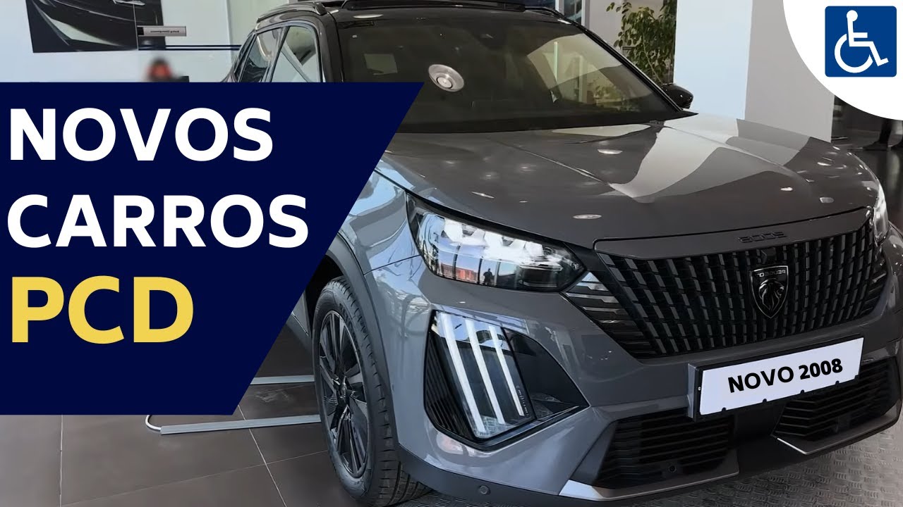 NOVOS CARROS PCD DISPONÍVEIS COM ISENÇÃO DE IMPOSTOS