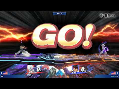 Raw (Mewtwo) vs DCG | WC | Ki (Ryu) - R1 Pools