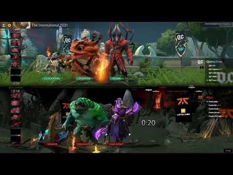 [RU] Quincy Crew vs Fnatic -  Dota 2 The International 2021 - Group Stage Day 2
