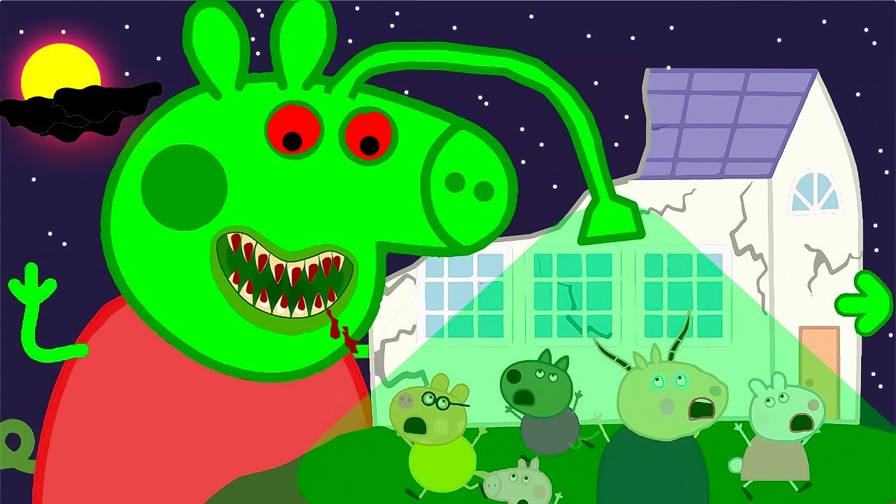 Peppa Pig Zombie Apocalypse, Peppa vs Friends Face Zombie At House!! | Peppa Pig Funny Animation