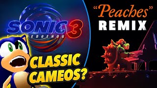 Could Sonic's Classic Voices Appear in Sonic 3? + An Official "Peaches!" Remix that No One Noticed!