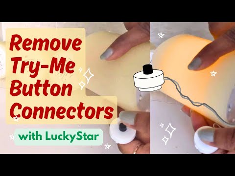How To Remove Try Me Button From Christmas Lights