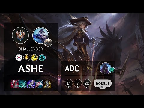 Ashe ADC vs Aphelios - KR Challenger Patch 11.5