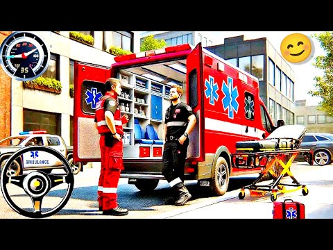 Realistic Ambulance 🚑 Rescue Simulator 3D - Ambulance Emergency 😱 Simulation | Android Gameplay 