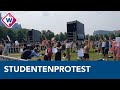 Studentprotest op het Malieveld tegen leenstelsel - OMROEP WEST