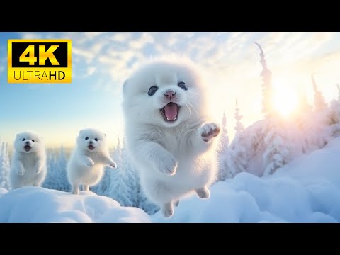 Funny Wild Cute Animals With Relaxing Music (Colorfully Dynamic), Music Heals the Soul