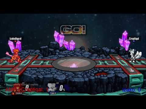 (SSF2) Flash Mob 4 || AMP | Creptiqal (Sheik, Tails) vs. Izako (Sora) || Round 2