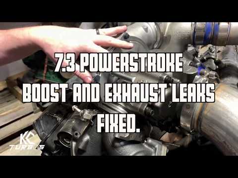 7.3 Powerstroke Boosts Leaks, Up-Pipes, and Exhaust Leaks Fixed!