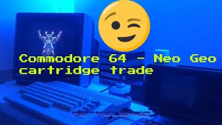 Commodore 64 trade with Neo Geo cartridge