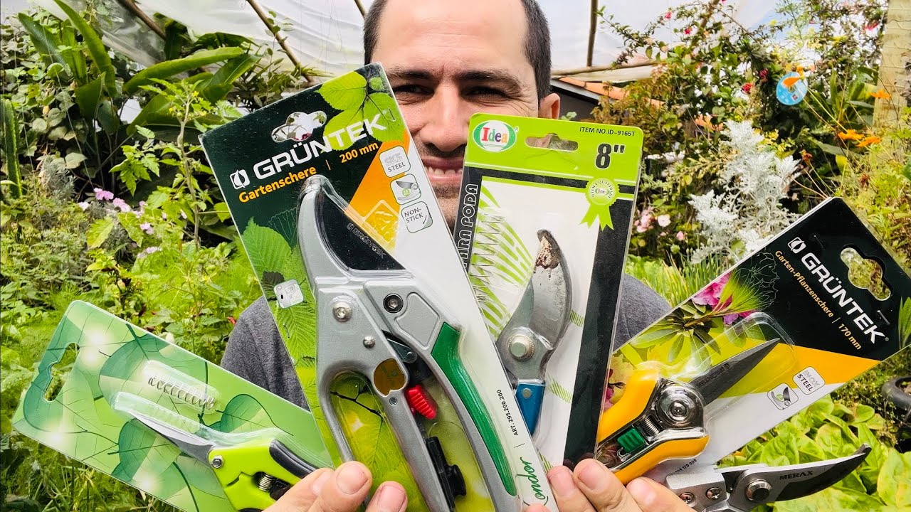 COMO UTILIZAR CADA ALICATE DE PODA - VEJA UM ALICATE DE ALTA POTÊNCIA