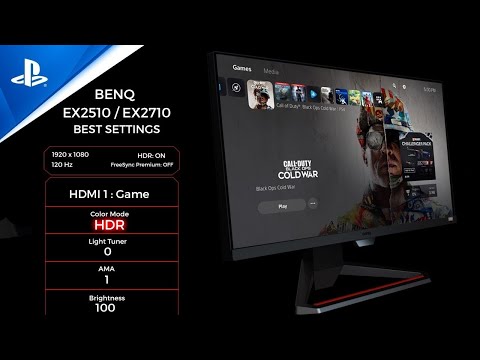 PS5: BENQ MOBIUZ EX2510 / EX2710 DO THIS FIRST FOR THE BEST SETTINGS IN CALL OF DUTY COLD WAR 120FPS