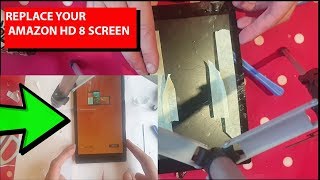 Replacing an Amazon Fire HD 8 Tablet Screen 7th gen