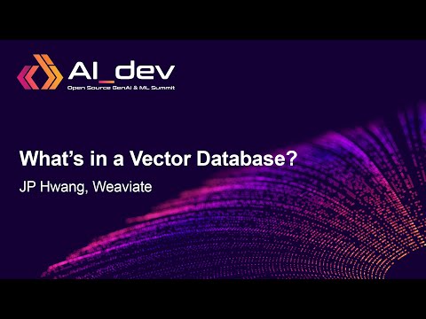 What's in a Vector Database? (Weaviate)