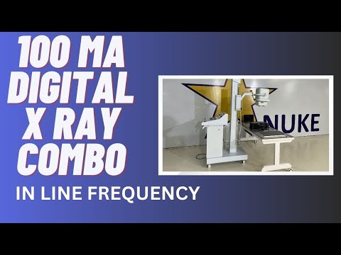 Fixed 100 mA Digital X Ray Set up Line Frequency STARNUKE FX100 AERB Approved with Wireless DR