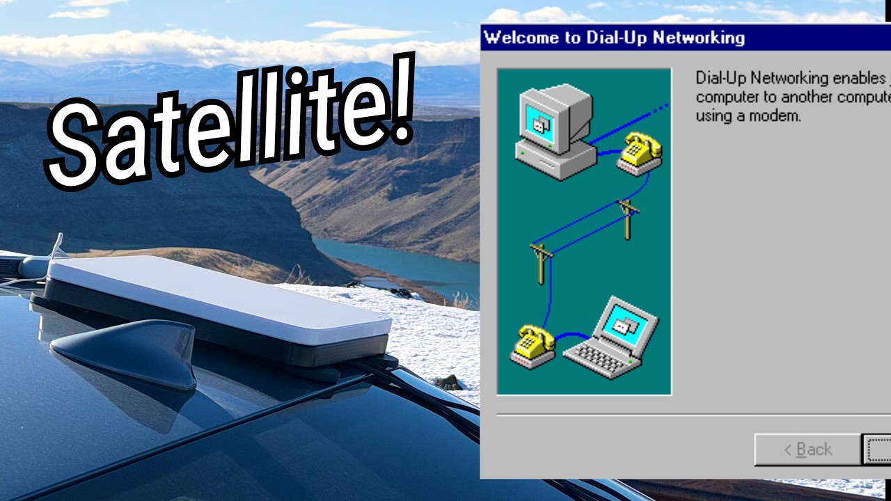 Dial Up over STARLINK!