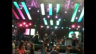 Crazy Dance Society w/ Louis Prima Jr. @ the Feast of San Gennaro Hollywood 9/2012