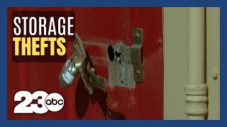Customer reacts to ongoing burglaries at storage facility