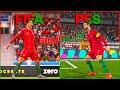 Cristiano Ronaldo SIUUU Celebration | FIFA vs PES (2015-2023)