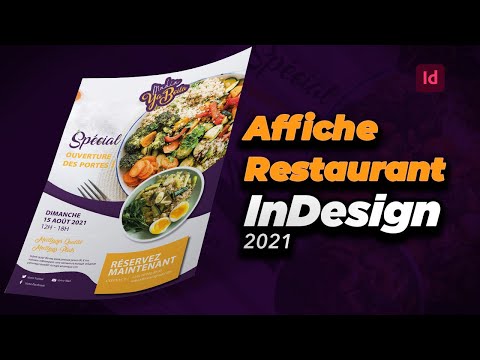 Comment créer une affiche de restaurant dans Adobe InDesign 2021