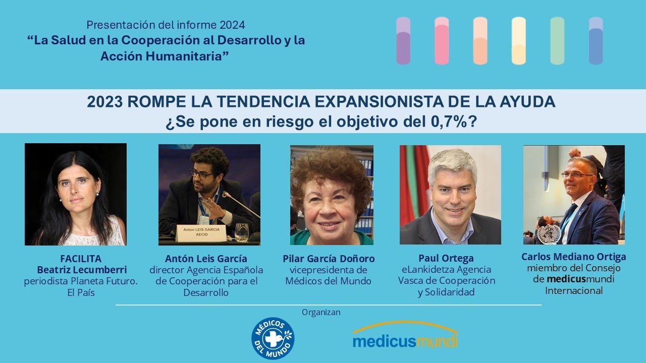 Informe 2024: "La salud en la cooperación al desarrollo y la acción humanitaria".