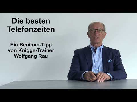 Knigge-Tipp Nr. 22: Die besten Telefonzeiten