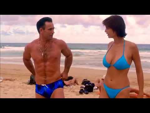 Catherine Bell Blue Bikini JAG avi