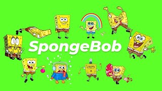 Animated SpongeBob GIF Green Screen Pack (Free Download)