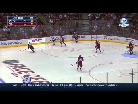 Game #16 Winnipeg Jets @ Arizona Coyotes 6-2 Highlights (09.10.2014)