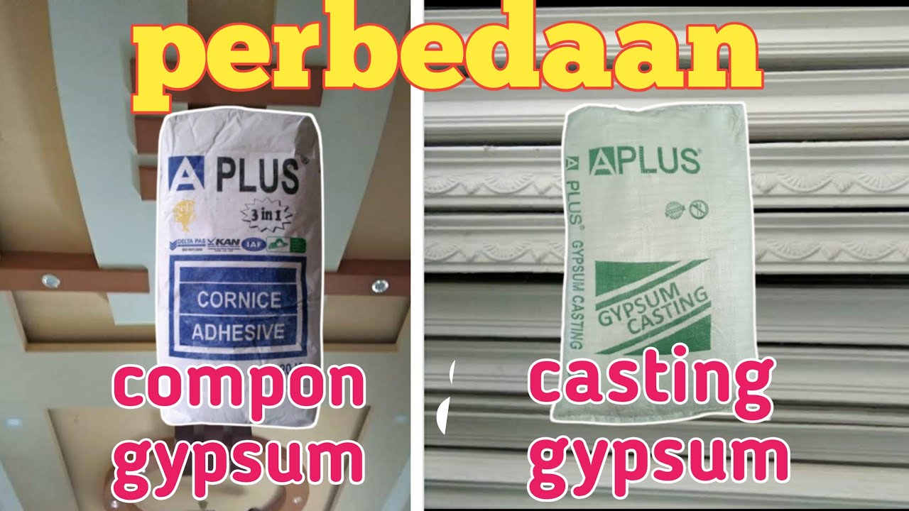 perbedaan kompon gypsum dan casting gypsum