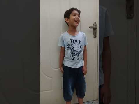 Danyal wishing his Taya Abu a Happy birthday